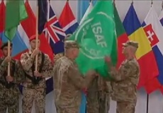 NATO ends Afghan war, lowers flag in low-key ceremony